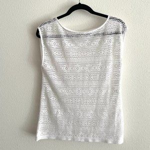 Ralph Lauren White Lace Tank